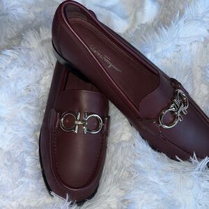 Salvatore Ferragamo Women's Burgundy Loafers